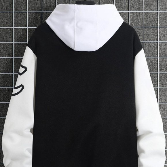 Black Mens Chicago Bomber Jacket - Picture 2 of 5